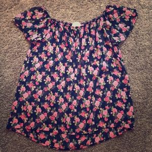 Floral Everly Blouse NWOT